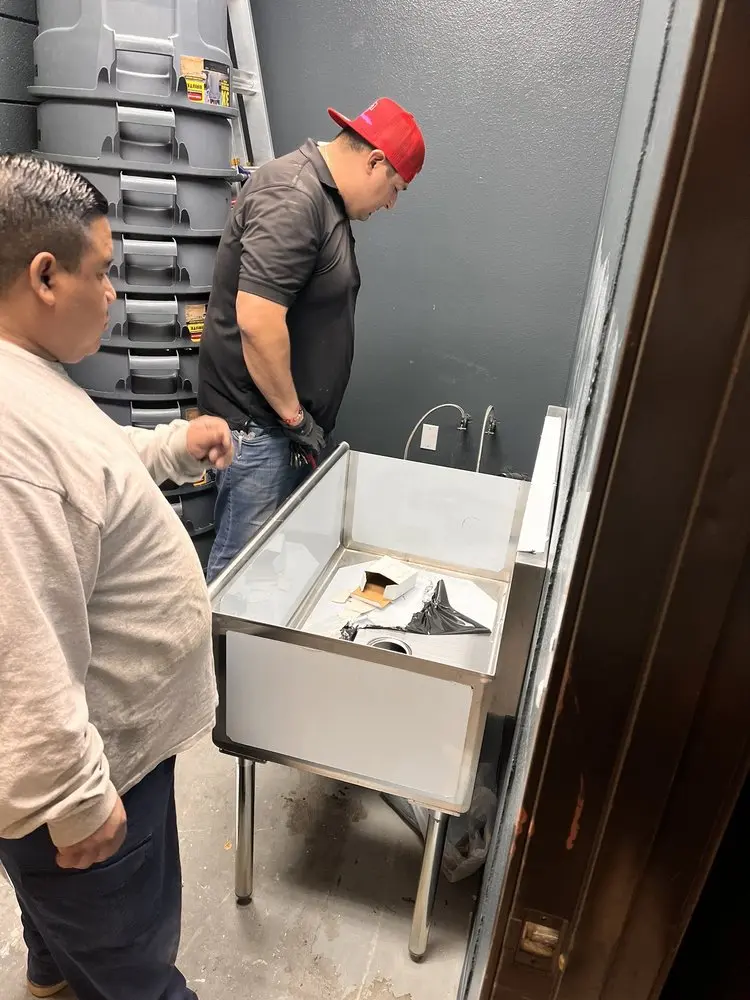 Commercial plumbing and sink installation in Saint Clair